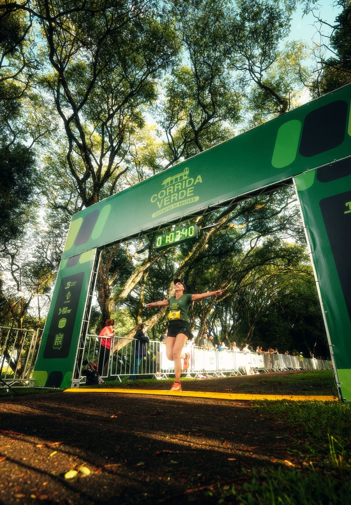 Atletas da Corrida Verde